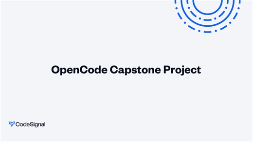 OpenCode Capstone Project