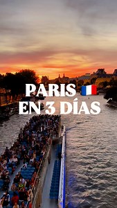 París en 3 días 🇫🇷 Un recorrido pensado para descubrir lo esencial de París caminando: barrios con alma, vistas inolvidables, cafés con encanto y ese ritmo parisino que enamora. Sólo necesitás unos buenos zapatos, ganas de perderte un poco… y este itinerario. Día 1: los clásicos (Torre, Louvre, Sena) Día 2: Montmartre y las vistas de postal, Le Marais Día 3: el París más auténtico: Latino, las islas, el Boulevard Saint Michel y crucero al atardecer 💡 Guardalo para tu próximo viaje 💬 ¿Cuál de