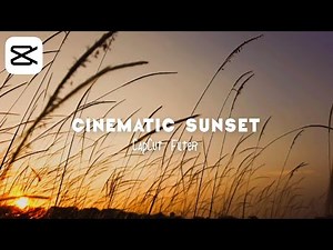 Cinematic Sunset CapCut Filter | capcut editing tutorial