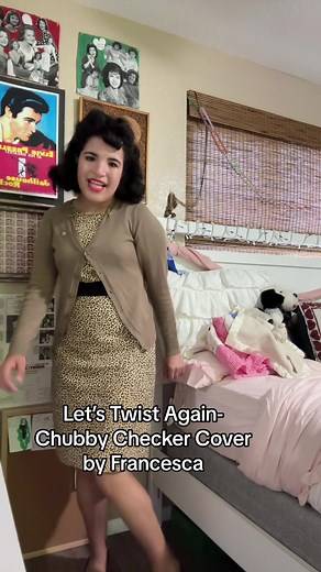Let's Twist Again Cover by Francesca | 1950s Twist Dance