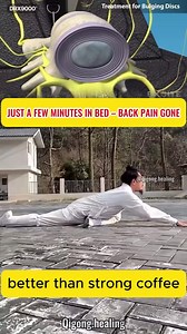 Just a few minutes in bed – back pain gone | Qigong Healing