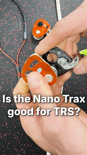 Is the Nano Traxion a good choice for top rope soloing? I wanted to love it. The lack of a hold-open feature makes it seem perfect—no mods needed, unlike the Spoc. But in practice, the Nano is so small that the carabiner presses into the rope, creating a ton of drag. Even with skinny biners, I found it feeds with nearly 2x the resistance of a Micro Traxion or Spoc. And when it comes to TR solo, smooth feeding is critical, and actually makes the system safer. For me, that tradeoff just isn’t wort