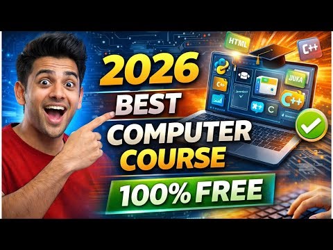 Best Computer Course 2026 With Certificate || Computer Course With Certifcate 2026