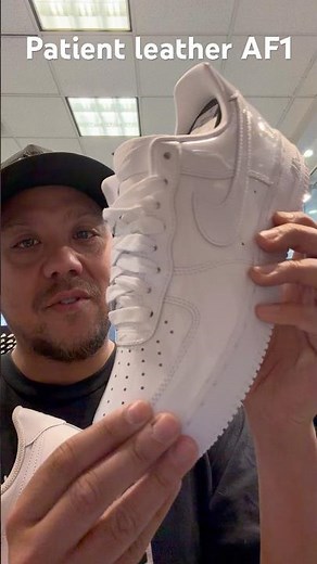 Nike Air Force 1 patient leather triple white low #sneakers #summertime #fashion