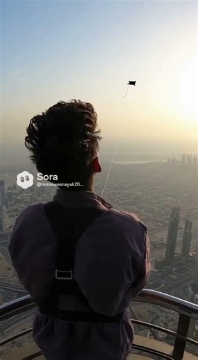 Burj Khalifa😱😱 ke upar Patang #viral #video #shortsvideo #shortsfeed