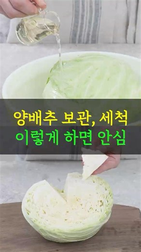 How to Safely Store and Wash Cabbage! #shorts