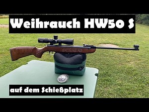 Weihrauch HW 50 S auf dem Schießplatz