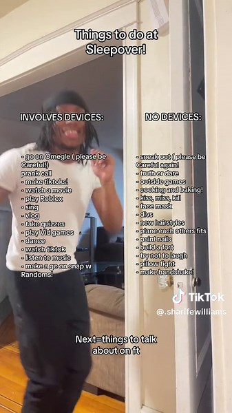 Pay rate collaboration only Clothing brands,apps,social media shout outs, Any type of business etc contact Williamssharife@gmail.com #tips #advice #sleepover #fun #friends #fyp #viral