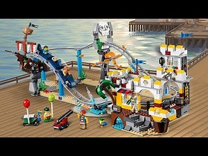 LEGO Creator 3in1 Pirate Roller Coaster is a WILD Ride! - 31084