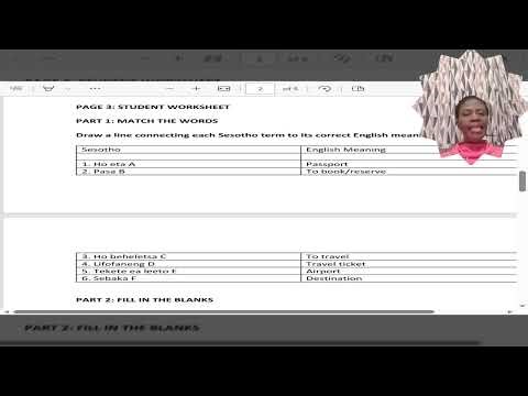 Sesotho lesson for Kids by Maito