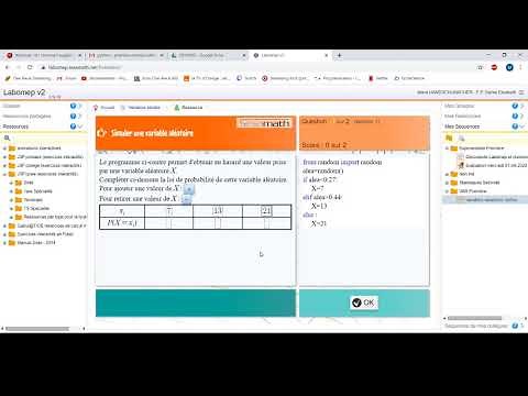 correction exercice Labomep simuler VAR