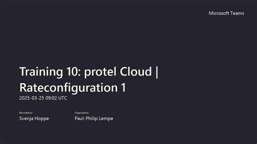 pAir Training 10 - Rate Configuration 1