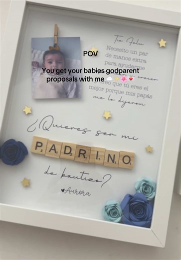 Custom Godparent Proposal Frames for Special Moments