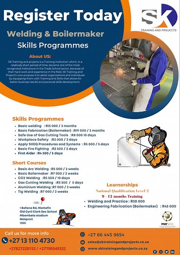 Expert Welding and Boilermaking Training in Nelspruit