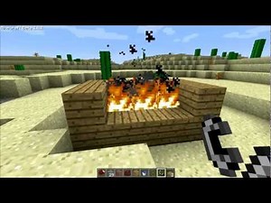 How to build a FIREPROOF fireplace in minecraft.