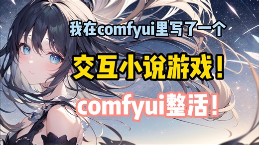 [comfyui黑科技]如何在comfyui中玩到互动小说游戏