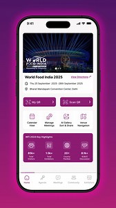 📱✨ Your Event. Your Way. Planning your visit to World Food India 2025 just got easier! ✅ Explore the floor plan ✅ Discover exhibitors ✅ Network with industry leaders ✅ Track sessions & experiences ✅ Get real-time updates The official World Food India 2025 App is your one-stop guide to the global food & beverage showcase happening in New Delhi. 🚀 Download the app today — available on both App Store & Play Store! | World Food India