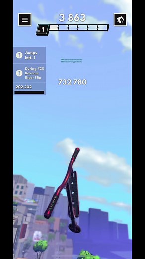 Record-breaking Jump Challenge in Touchgrind Game