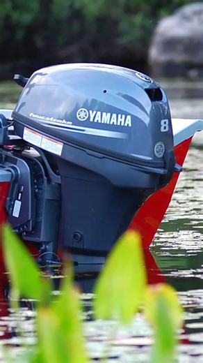 Whether you’re taking the tender ashore for supplies or navigating a new lake, your nimble Yamaha Portable is ready to go. Check out our Portables here: https://bit.ly/4b1R30H | Yamaha Outboards