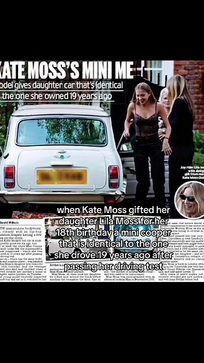 iconic #foryou #katemoss #lilamoss #minicooper #fyp