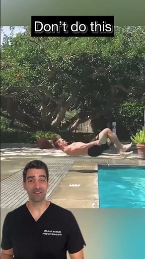 Paralysis from a Pool Dive #flip #dive #pool #summer