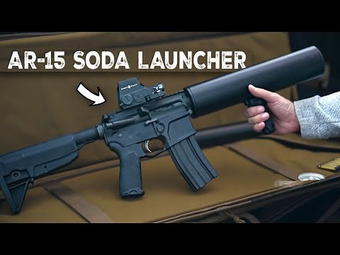 How Deadly is a Soda Can Launcher? - AR15 Can Cannon