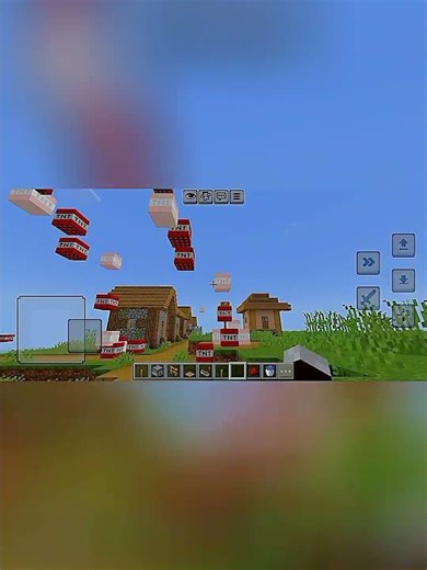 : "I built a TNT generator in Minecraft." #short #minecraft