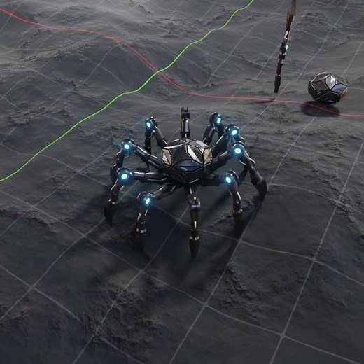 Procedural Spider-Bot Animation