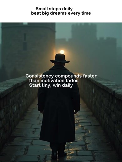 Small Steps Beat Big Dreams Daily