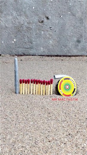 Macthstik Amazing cracker experiment 🔥🧨💥 Diwali crackers testing #shorts