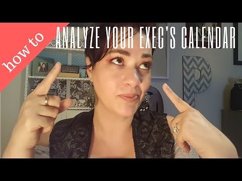 Analyzing Executive Calendars in Outlook - Tech Tip for Executive Assistants