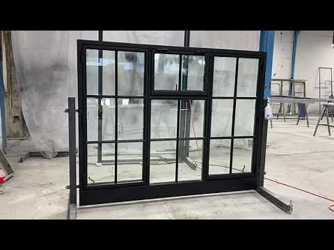 Steel Windows System | Custom Made Casement Windows with Screen by Rhino Steel Doors California