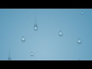 Transparent Water Drops - Stock Footage Video