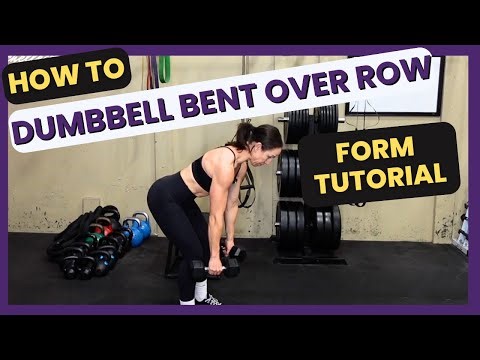 Dumbbell Bent Over Row Exercise Tutorial | Dumbbell Row