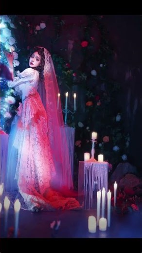 Experience European Charm at Home: Christmas Gothic Wedding Dress