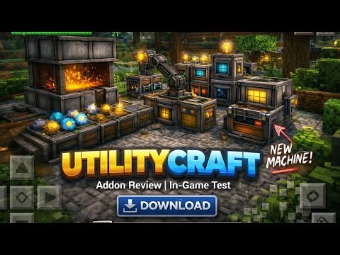 UtilityCraft Addon Download 🔥 | Minecraft PE Latest Update | Working 100%