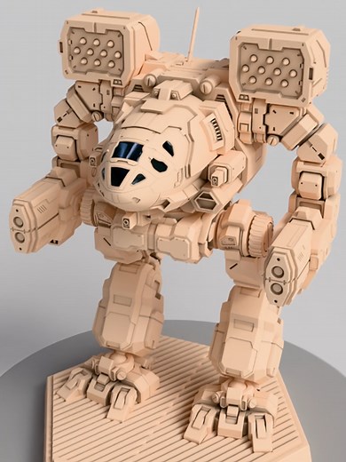 MWO Timber Wolf STL File For 3D Printing