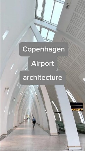 CPH | Copenhagen Kastrup Airport architecture #europetravel