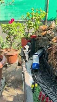 Mini Ooty Railway at Home 🚂✨ | Garden Transformation Idea#plantlovers