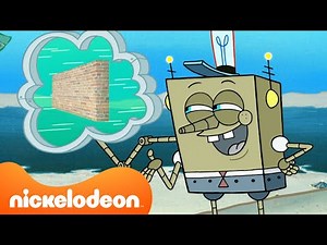 SpongeBob | SpongeBob dan Squidward Adalah Robot? 🤖 | Adegan Penuh | Nickelodeon Bahasa