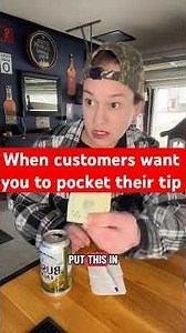 When customers want their bartender to pocket their tip when they’re supposed to split tips #tippool
