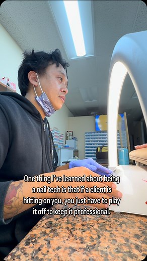 15K views · 793 reactions | You just have to keep it professional! * Make sure to follow for more content. Thank you for your support. * * *Shop with US: @beyondthecream.official Top Selling: Foot Fetish File No Cap Rejuvenating Foot Cream DRIP Radiant Body Oil * #selfcare #footcream #oil #footfile #nailtech #tutorial #nailart #acrylic #fullset #tapered #nailsoftheday #fashion #tutorial #reel #reels #facebook #nailsalon #podcast #comedy | Minh Thai | Facebook