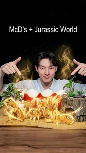 McD's Nuggets Dinosaur Challenge! 🦖🔥