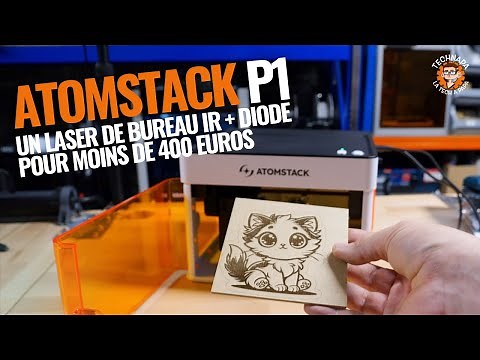 Discover with me the Dual IR/Diode Atomstack P1 laser engraver