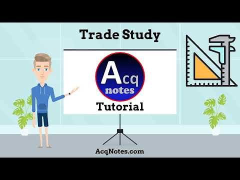 Trade Study Tutorial