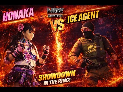 Honaka Vs The ICE Agent - WWE2K25 (lol)