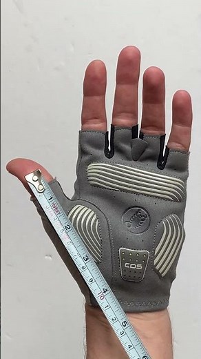 Castelli Espresso Gloves Sizing