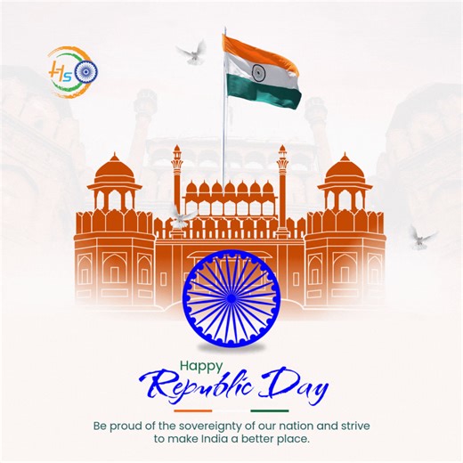 𝗛𝗮𝗽𝗽𝘆 𝗥𝗲𝗽𝘂𝗯𝗹𝗶𝗰 𝗗𝗮𝘆 On this proud day, we celebrate the spirit of democracy, unity, and innovation that defines our nation. At HashStudioz, we remain committed to building technology solutions that contribute to a stronger and smarter India. Let’s honor our Constitution and continue shaping a future driven by integrity and progress. #RepublicDay #HashStudioz #ProudToBeIndian #DigitalIndia #InnovationForIndia | HashStudioz Technologies Pvt Ltd