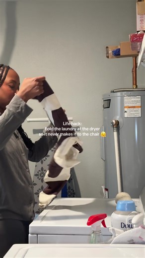 Effortless Laundry Folding Life Hack