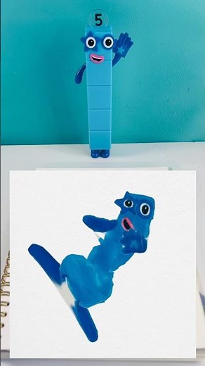 NUMBERBLOCKS! DIY How to Draw and Color Numberblock Five